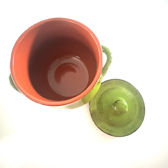 De Silva Terracotta Bean Pot Cookware Covered Made In Italy - Picture 11 of 16